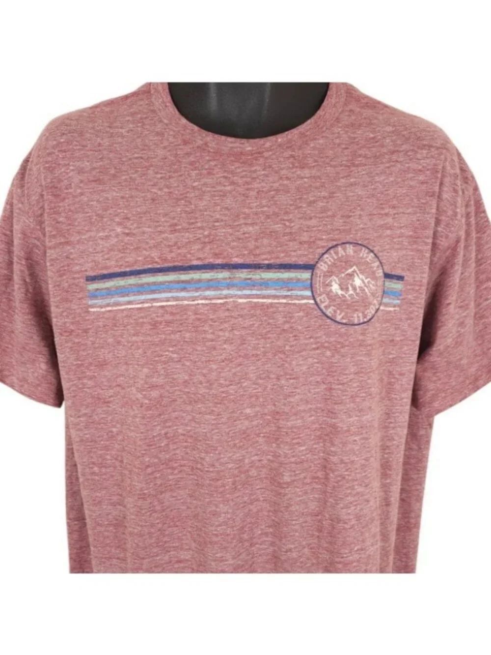 Brian Head Utah T Shirt Mens Size XL Red Travel Destination Tee